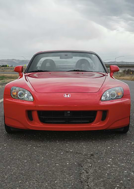 Red Honda S2000