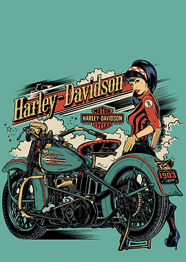 Harley-Davidson Pinup