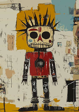 Skull Plush Toy Figure Art