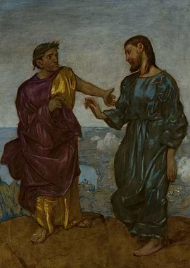 Jesus and a Roman Hans Thoma