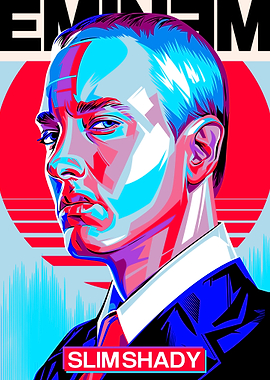 Eminem Slim Shady Portrait