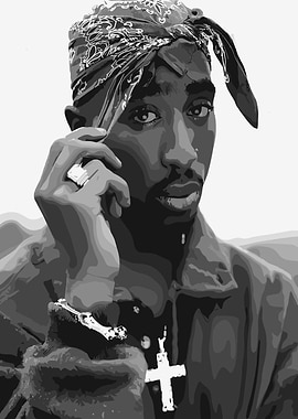 Tupac Shakur Portrait