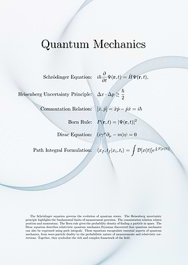 Quantum Mechanics Equations