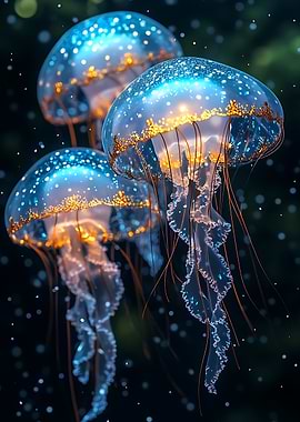Glowing Jellyfish