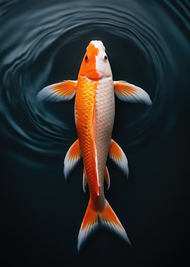 Koi Fish in Water
