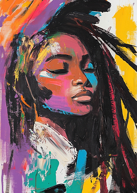 Abstract Portrait of Woman