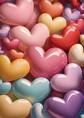 Colorful Heart Pattern