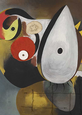 Abstract Art with Geometric Shapes joan miro