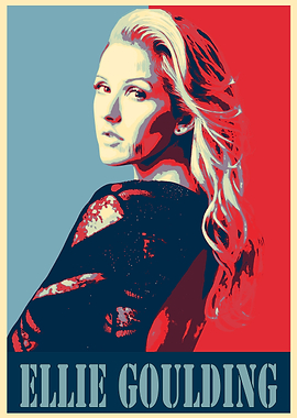 Ellie Goulding Pop Art Poster