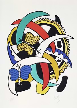 Butterflies by Fernand Leger 1948