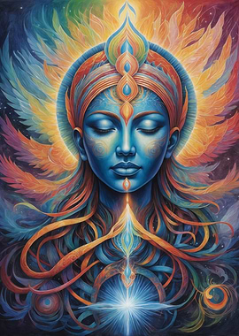 Mystical Goddess Painting