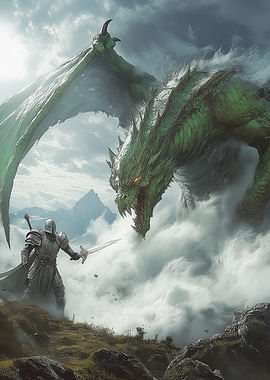 Dragon vs. Knight