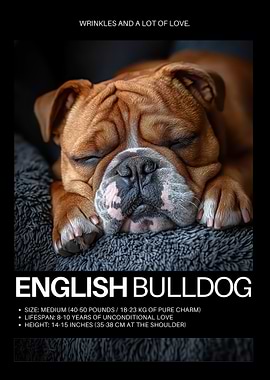 English Bulldog Portrait