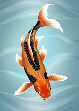 Koi Fish Illustration