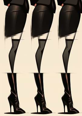 Black Boots and Stockings