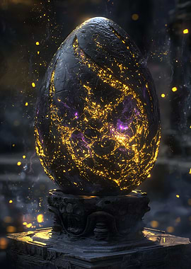Glowing Dragon Egg