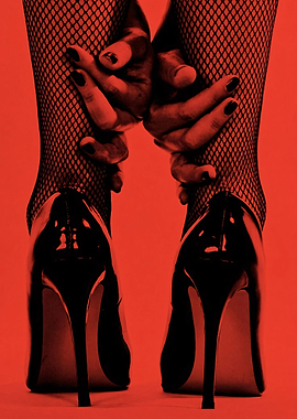 Red Heels and Fishnets