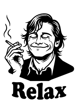 Relax - Smoke and Chill Illustration