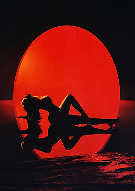 Silhouette Against Red