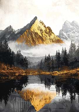 Golden Mountain Lake