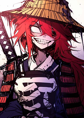 Red-Haired Samurai Girl