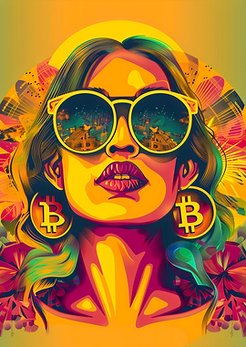 Bitcoin Pop Art