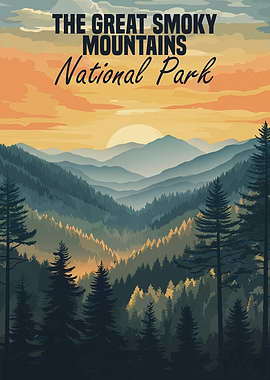 Great Smoky Mountains National Park Poster