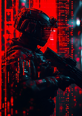 Cyberpunk Soldier