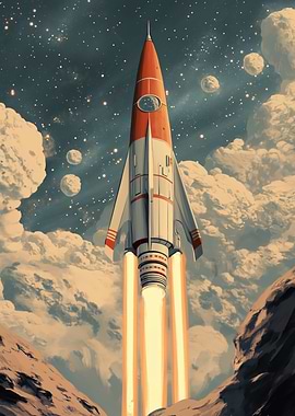 Retro Rocket Launch