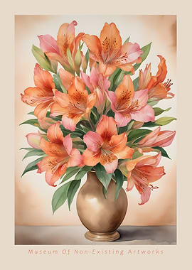 Orange Alstroemeria Bouquet