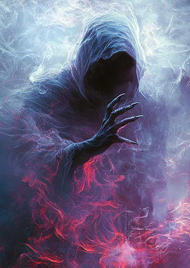 Spectral Figure in Smoke