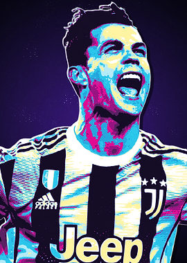 Cristiano Ronaldo Juventus Poster