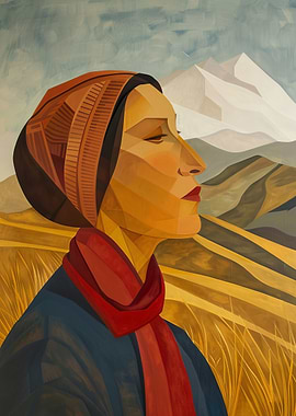 Woman in Landscape