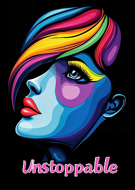 Rainbow Resolve: Female Portrait