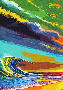 Abstract Ocean Wave