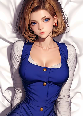 Android Girl Anime Illustration