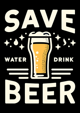 Save Water Drink Beer