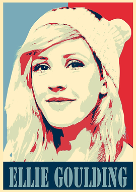 Ellie Goulding Pop Art Poster