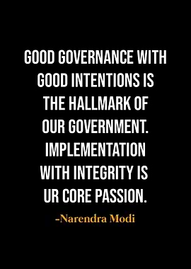 Narendra Modi Quote