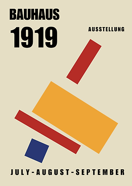 Bauhaus 1919 Poster