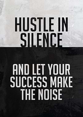 Hustle Quote, Gym Decor, Motivation Wall Art, Masculine Wall Art, Dopamine Decor, Motivational Hard Work Office Decor, Work Art, Inspirational Wall Art, Success Poster