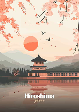 Hiroshima Japan Pagoda