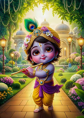 Krishna Playing Flute