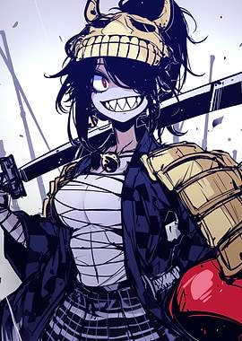 Anime Girl with Sword