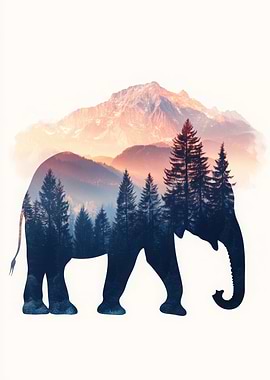 Elephant Mountain Landscape