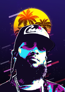 nipsey hussle Retro Style