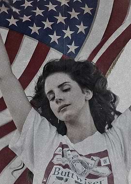 Lana Del Rey American Flag