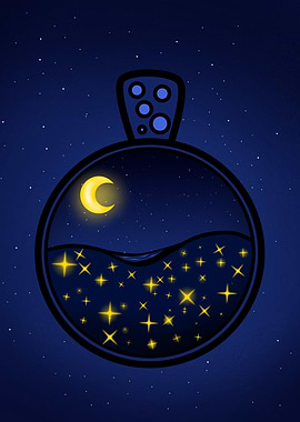 Night Sky in a Bottle
