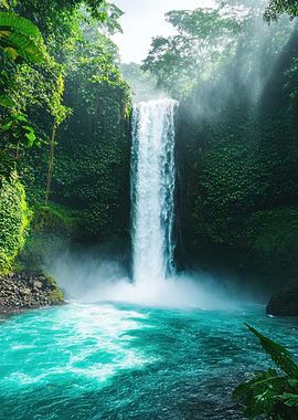 Tropical Waterfall