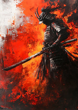 Samurai in Flames